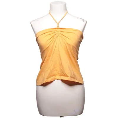 Halterneck top (Gul) fra NA-KD Bomuld