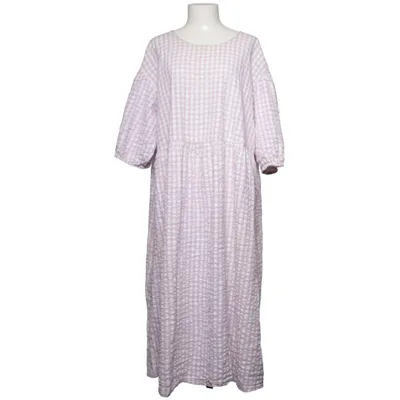 Långklänning (Lila, Vit) från Monki Bomull