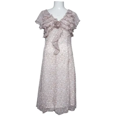 Robe (Beige, Blanc) de La Redoute Polyester