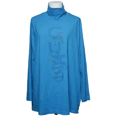 Turtleneck (Blue) from Lilla M Cotton, Elastane