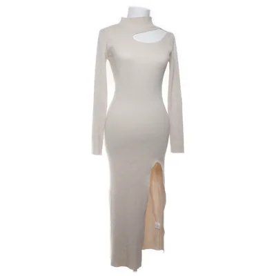 Turtleneck kjole (Beige) fra Moocci Polyamid, Viscose