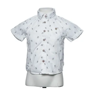 Short sleeve shirt (White) from Kids by Lindex Cotton