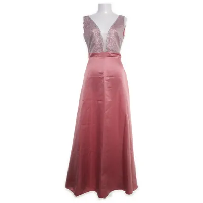 Aftenkjole (Pink, Sølv) Polyester, Elastan