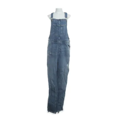 Hängselbyxor (Blå) från H&M Bomull, Elastan