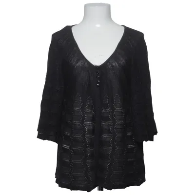 Cardigan (Black) from Jasmin Acrylic, Metallic fiber