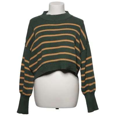 Sweater (Grøn, Gul) fra Free People Akryl, Bomuld, Elastan, Polyamid