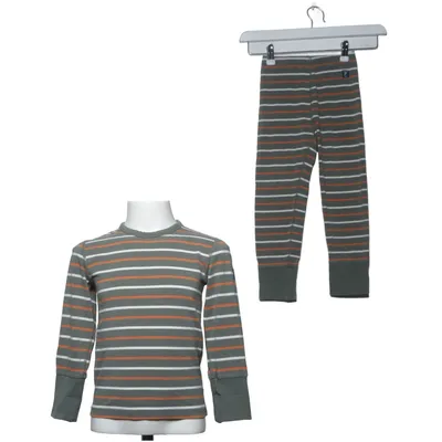 Pyjamas (Grön, Orange, Vit) från Polarn O. Pyret Elastan, Ekologisk bomull