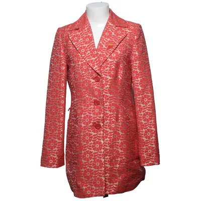 Blazer (Rood, Beige) van Wivica Oest Acetaat, Katoen, Polyester