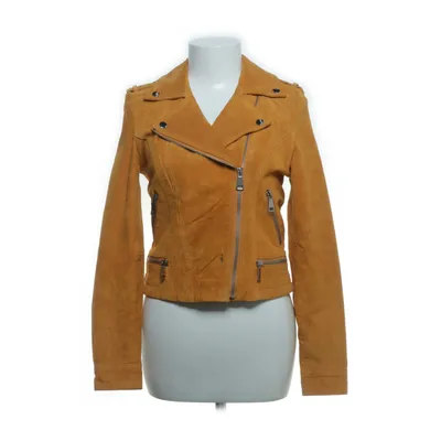 Bikerjack (Geel) van Vero Moda Polyester, Suède