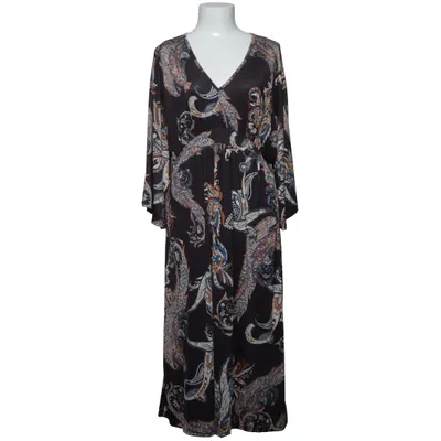 Robe longue (Noir, Multicolore) de Mix By Élasthane, Polyester
