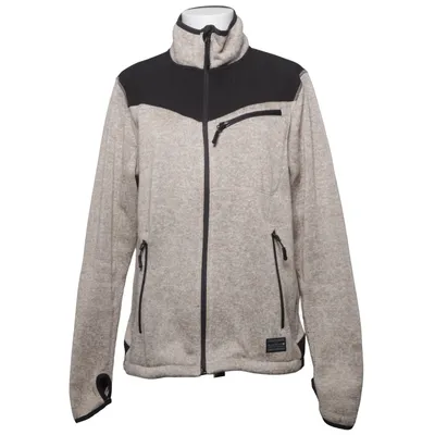 Fleecejacka (Beige, Svart) från Bluewear Polyester