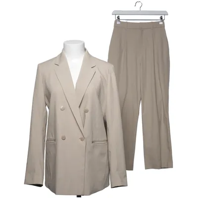 Kostym (Beige) från Uniqlo Elastan, Återvunnen polyester, Viskos