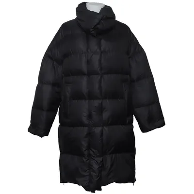 Dunfrakke (Sort) fra Massimo Dutti Fjer