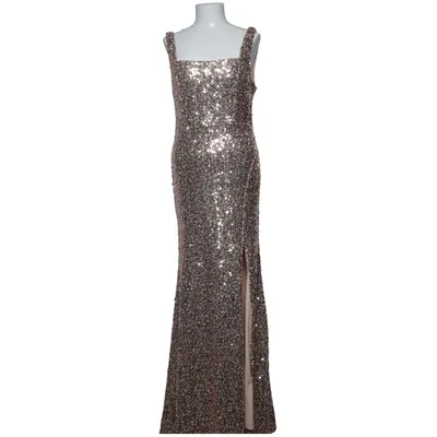 Aftenkjole (Guld, Beige) fra Faeriesty Elastan, Polyester
