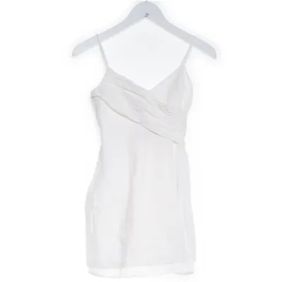 Kjole (Hvid) fra Mathilde Gøhler x NA-KD Linned, Polyester, Viscose