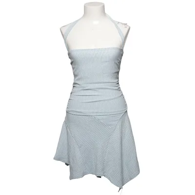 Klänning (Blå, Vit) från Bershka Polyester