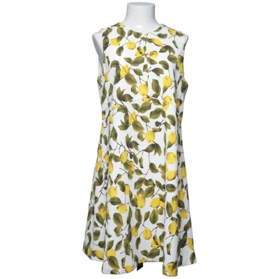 Dress (White, Yellow, Green) from Zara Basic Collection Polyester