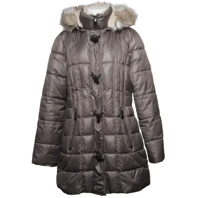 Winter coat (Gray) from Laundry by Design Acrylic, Polyester