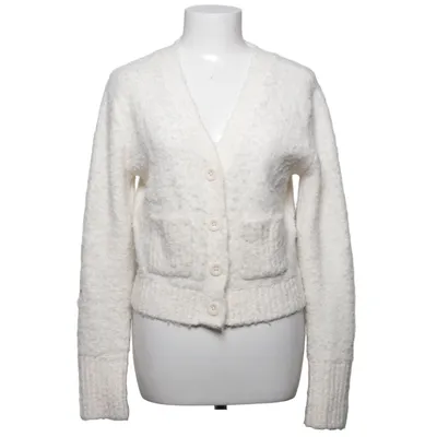 Cardigan (Blanc) de Aerie Acrylique, Coton, Élasthane, Polyester recyclé, Laine