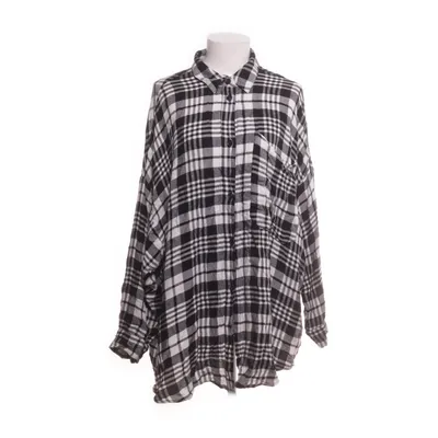 Shirt (White, Black) from Monki Viscose
