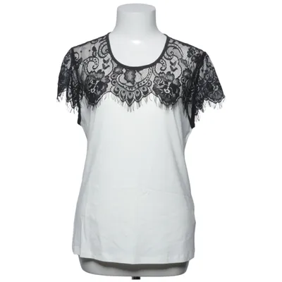 Topp (Svart, Vit) från One Two & Luxzuz Elastan, Polyester, Viskos