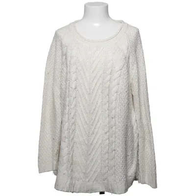 Pull-over (Blanc) de Generous Acrylique, Fibre métallique, Laine