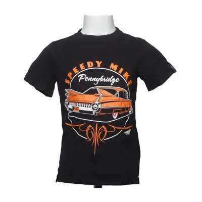 T-shirt (Black, Orange) from Sweet Poison Cotton