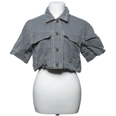 Denim jacket (Gray) from 8 Seconds Cotton, Linen