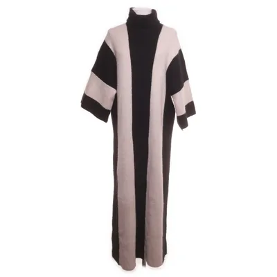 Turtleneck dress (Black, Beige) from Lindex Acrylic, Elastane, Polyester