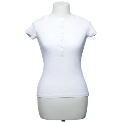 Henley shirt (White) from Zara Cotton, Elastane