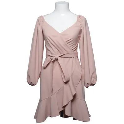 Wikkeljurk (Lovely Frill Dress) van NLY One Elastaan, Polyester