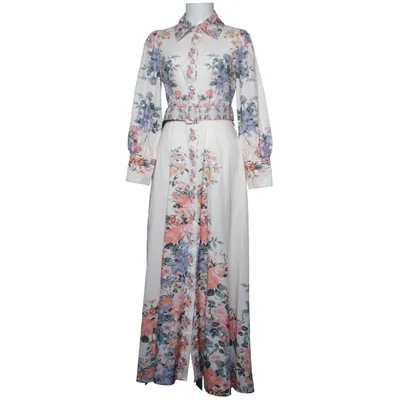 Robe chemise (Blanc, Multicolore) de Lily Mcbee