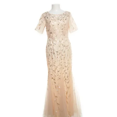 Evening gown (Beige) from Zapaka Polyester