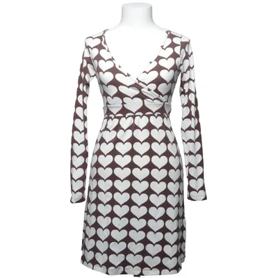 Kleid (Braun, Weiß) von Me&i Baumwolle, Elasthan