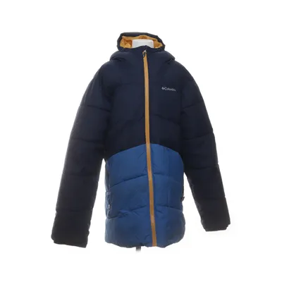 Vinterjakke (Blå, Gul) fra Columbia Polyamid, Polyester