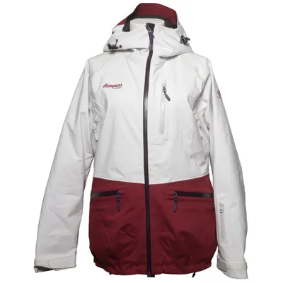 Skijakke (Hvid, Rød) fra Bergans Polyamid, Polyester, Polyurethan