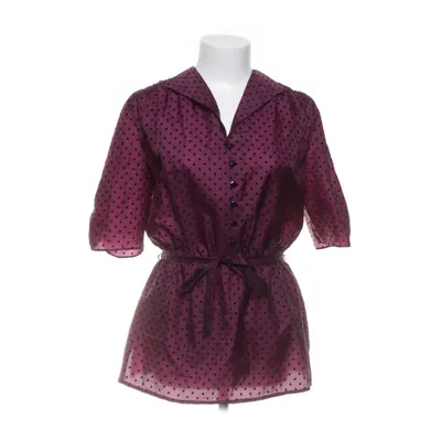 Shirt dress (Purple, Black) Polyester