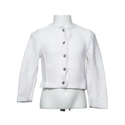 Cardigan (White) from Isar-Trachten Acrylic, Cotton