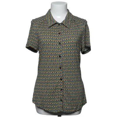 Chemise à manches courtes (Bleu, Vert, Jaune) de King Louie Élasthane, Viscose