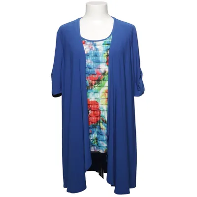 Kofta (Blå, Flerfärgad) från Tia Elastan, Polyester