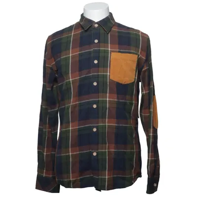 Flanellen overhemd (Blauw, Groen, Bruin) van Urban Country Katoen