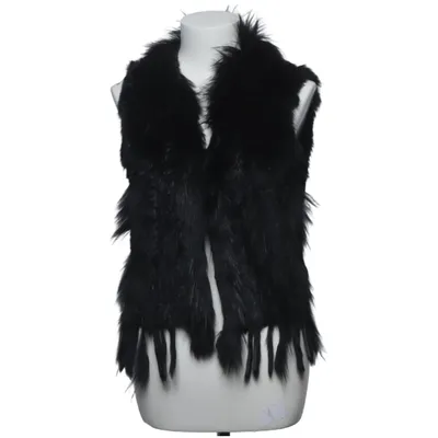 Gilet en fourrure (Noir) de Hollies Stockholm Fourrure de lapin