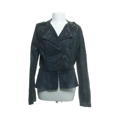 Bikerjacka (Blå, Svart) från Superstar Bomull, Elastan