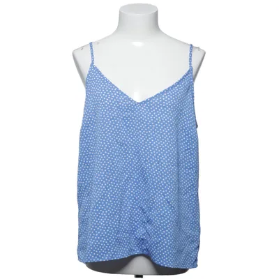 Tank Top (Blue, White) from Pieces Polyester