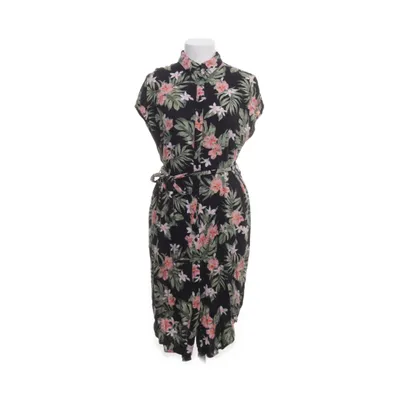 Skjortekjole (Sort, Grøn) fra Pieces Viscose