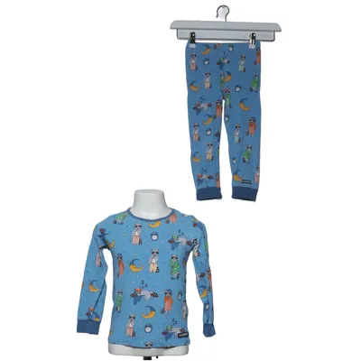 Pyjama (Bleu) de Villervalla Élasthane, Coton biologique