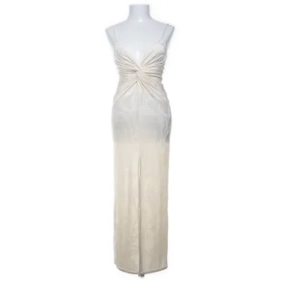 Långklänning (Beige) från Mango Elastan, Polyester