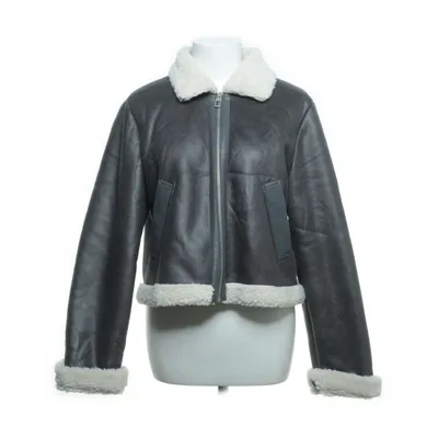 Shearlingjacka (Grå, Vit) från ONLY Polyester