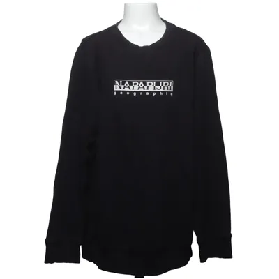 Sweatshirt (Noir) de Napapijri Coton, Élasthane