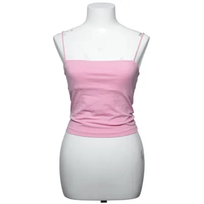 Tanktop (Roze) van Gina Tricot Elastaan, Organisch katoen